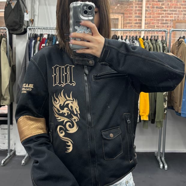 BadBoy 배드보이 오리엔탈 메쉬 레이싱 바이커 자켓