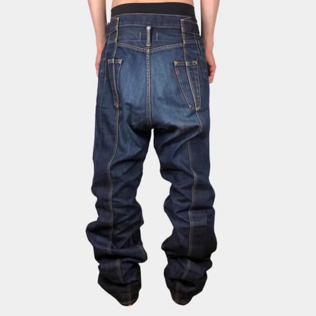 준야와타나베 리바이스 절개 데님