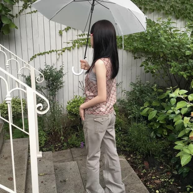 로우 부츠컷 팬츠