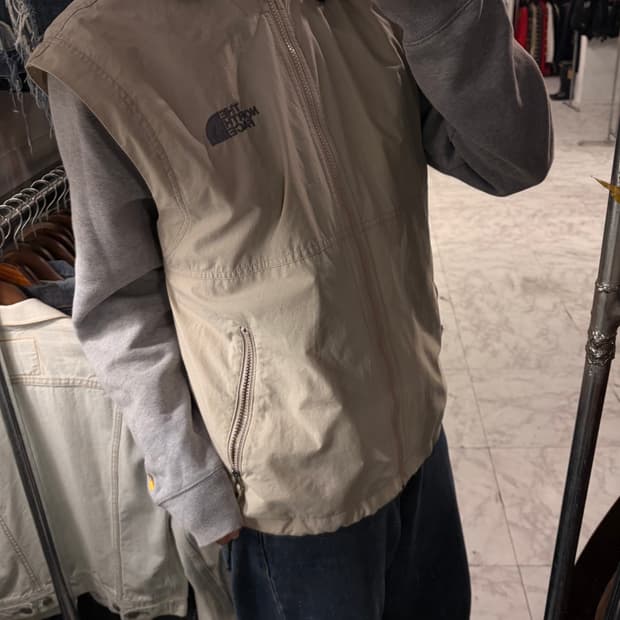 (정품/105) 노스페이스 우븐 조끼 베스트 a1