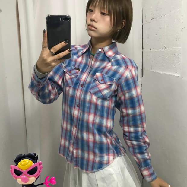 🐽히스테릭 글래머 체크 셔츠 🐽