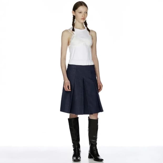 버뮬라 미디 청치마