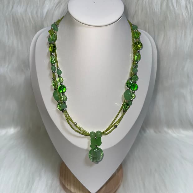 오리엔탈 빈티지 레이어드 목걸이