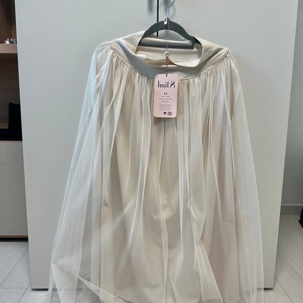 위뜨8 샤스커트 아이보리 s