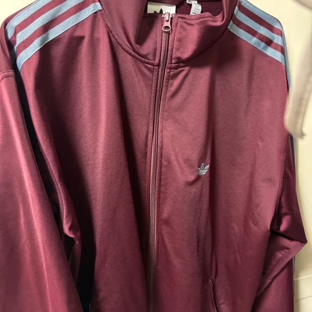 아디다스 베켄바우어 트랙 자켓 져지 마룬 M사이즈