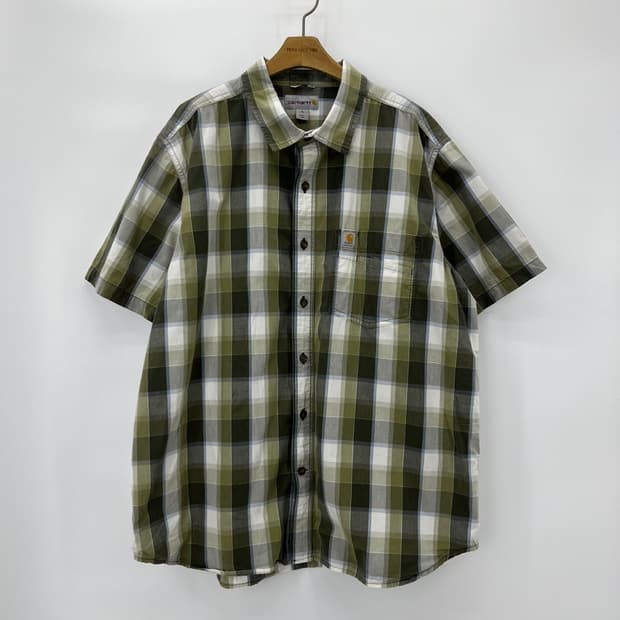 [Carhartt] 칼하트 오리지널 체크 반팔셔츠