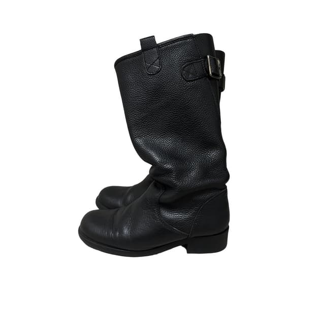 Long engineer boots