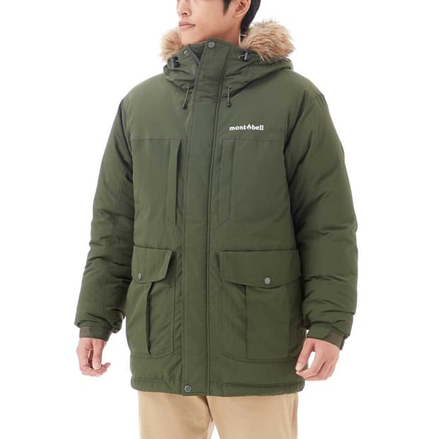몽벨 MONTBELL 로건 헤비다운 패딩 다크그린 M