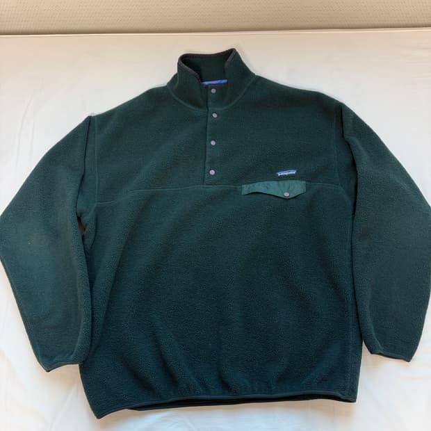 90s USA 파타고니아 신칠라 스냅-T 헌터 그린