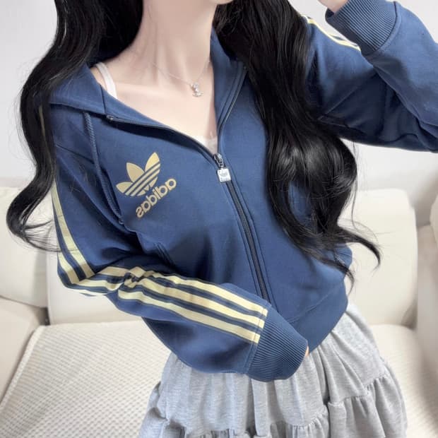 🐰아디다스 연네이비 옐로우 후드져지🤍