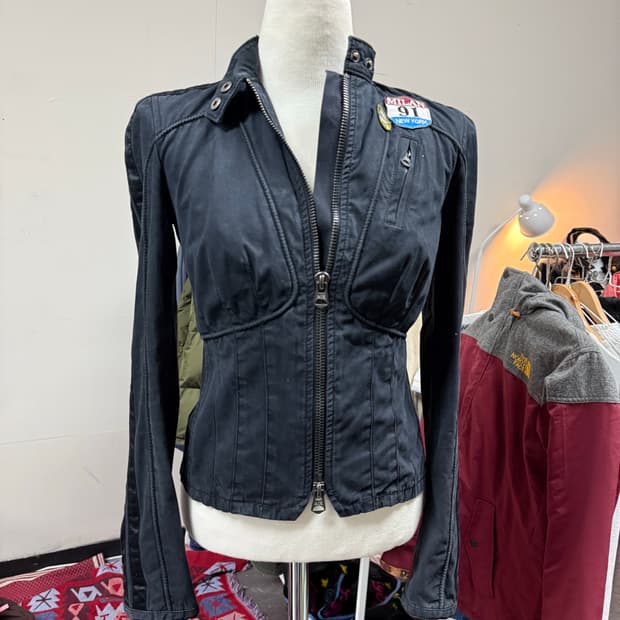 아르마니 패치 라이더자켓 