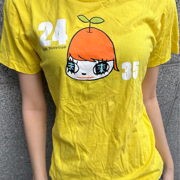 24시간 텔레비전 요시모토 나라 반팔 티셔츠