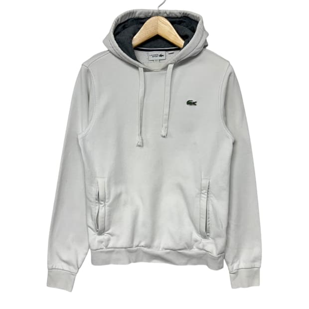 라코스테 로고 후드티 