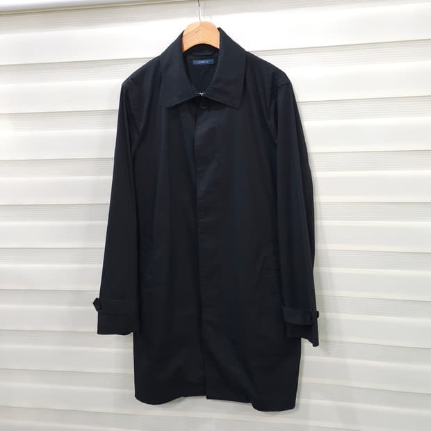 일본 J.FERRY MEN 블랙 코튼 싱글코트- M-L