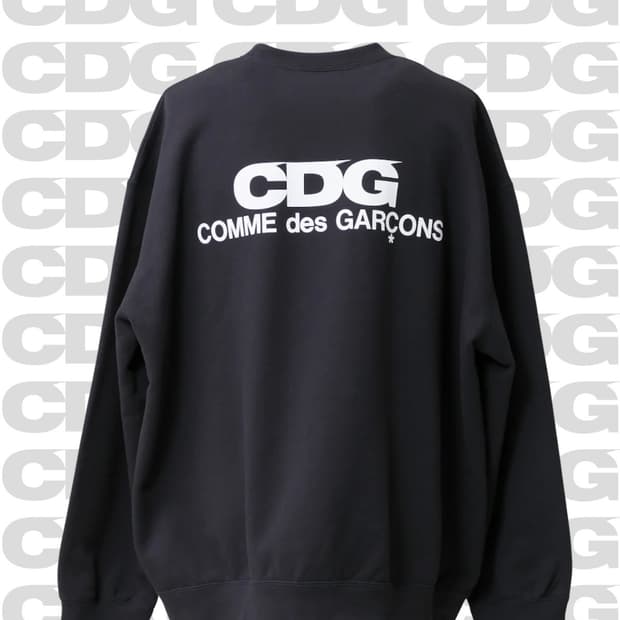 CDG 오버사이즈 스웻셔츠