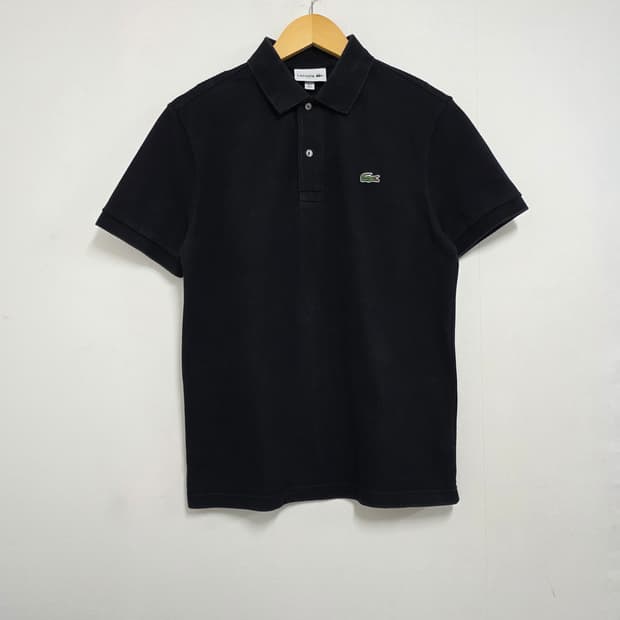 95 라코스테 블랙 반팔 폴로티셔츠