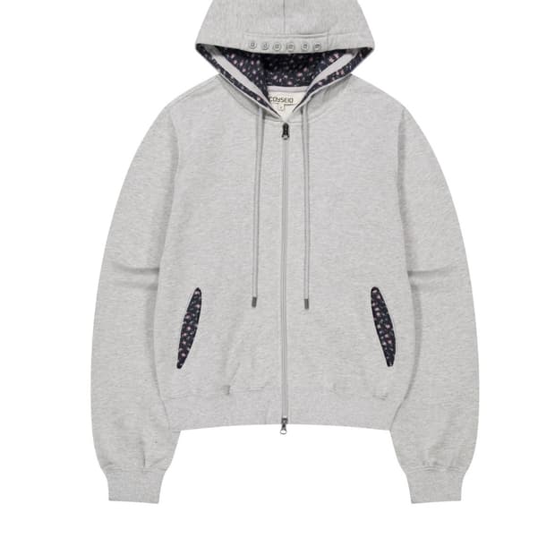 코이세이오 플라워 포인트 후드집업