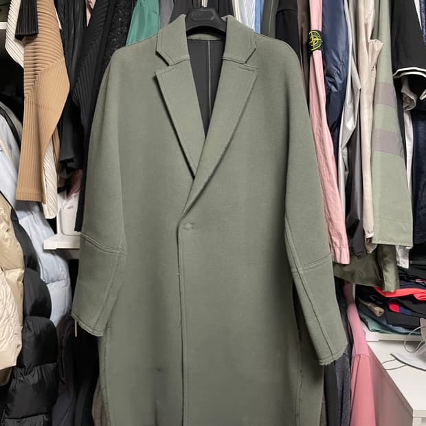 [46] 우영미 오버핏 코트 그레이