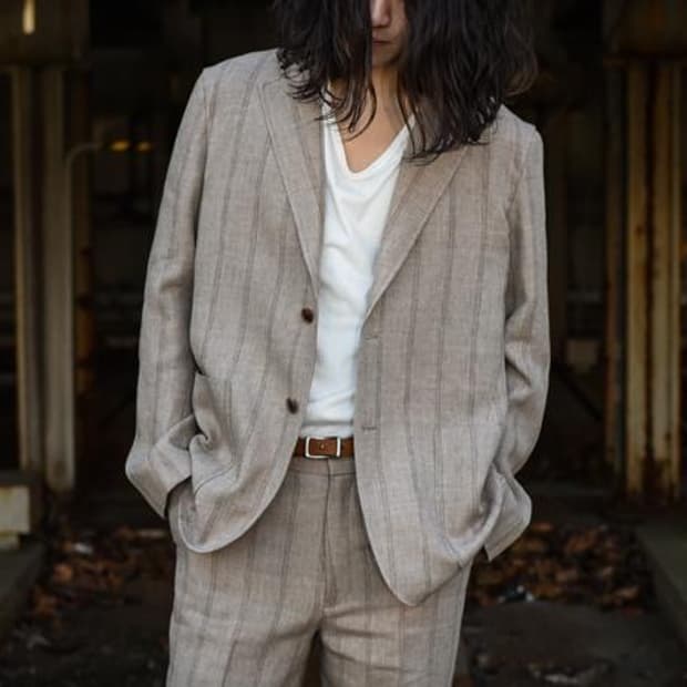 오라리 LINEN WOOL SILK SHARK 셋업