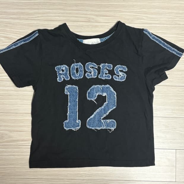 denim rose t-shirt