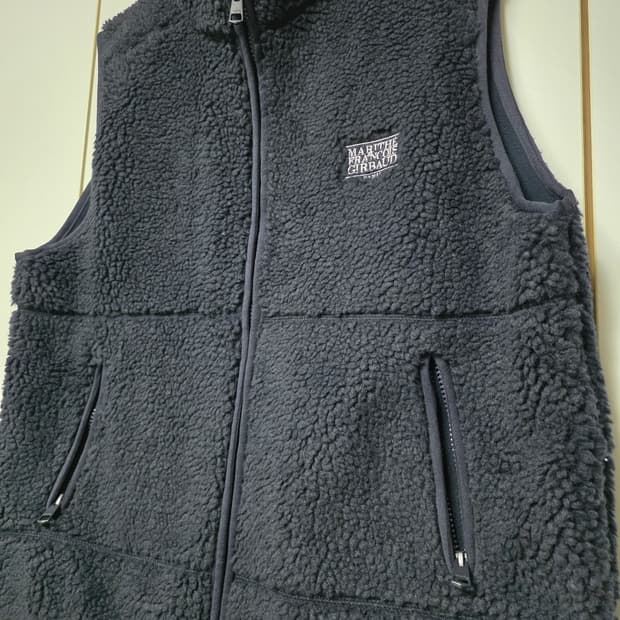 마리떼 네이비 뽀글이 집업