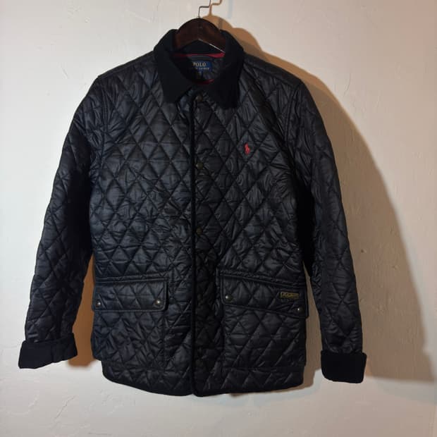 폴로랄프로렌 코튜로이 퀄팅자켓