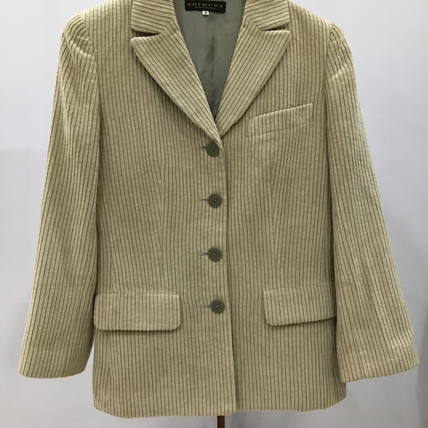 일본빈티지 베이지 버튼자켓