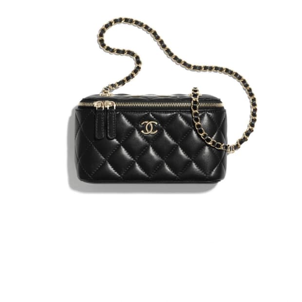 CHANEL 샤넬 램스킨 클래식 베니티백