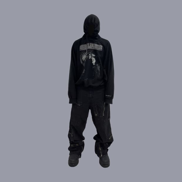 Project GR Mind Slaughter Washed Hoodie