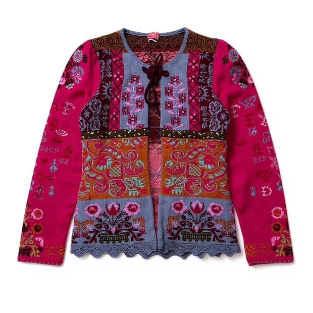 오일릴리(Oilily) 에스닉 니트 가디건