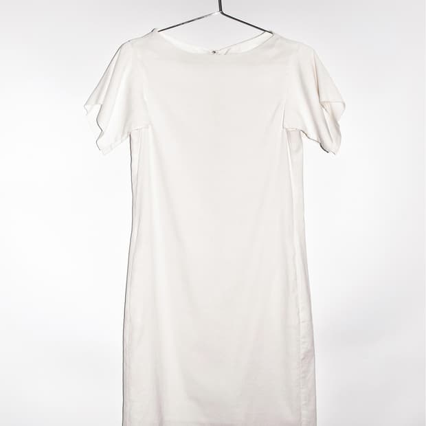 Linen Cap Sleeve Dress
