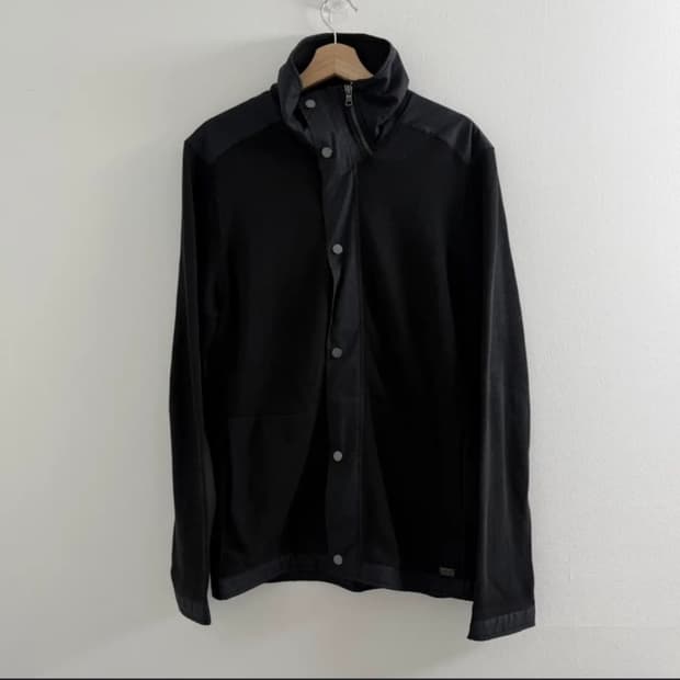 아르마니 익스체인지 사선집업 풀집 가디건