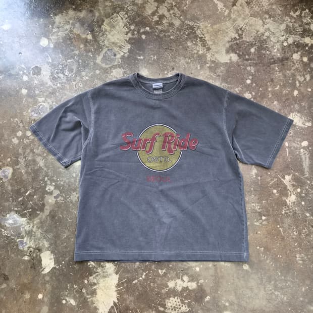 M) 아웃스탠딩 서프라이즈 크롭 반팔티 반팔티셔츠 남여공용