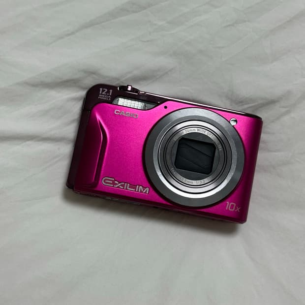 (핫핑크,작례o) Casio ex-h10 카시오 엑슬림 츄디카