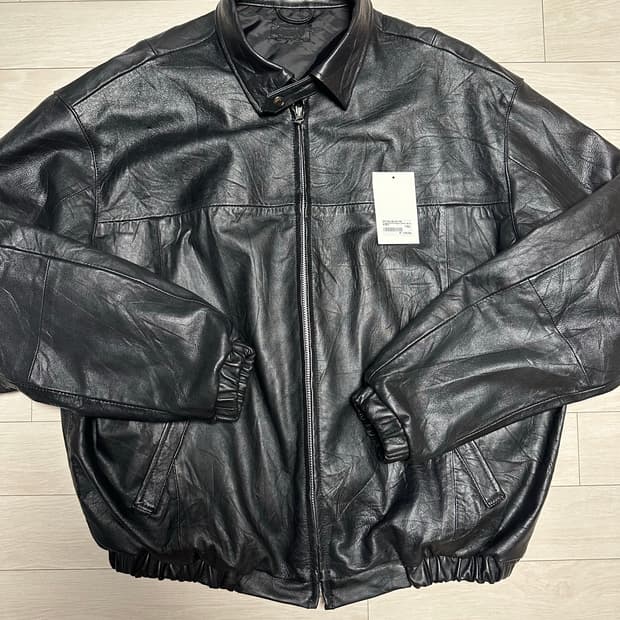 ANYTEE 빈티지 카프레더자켓