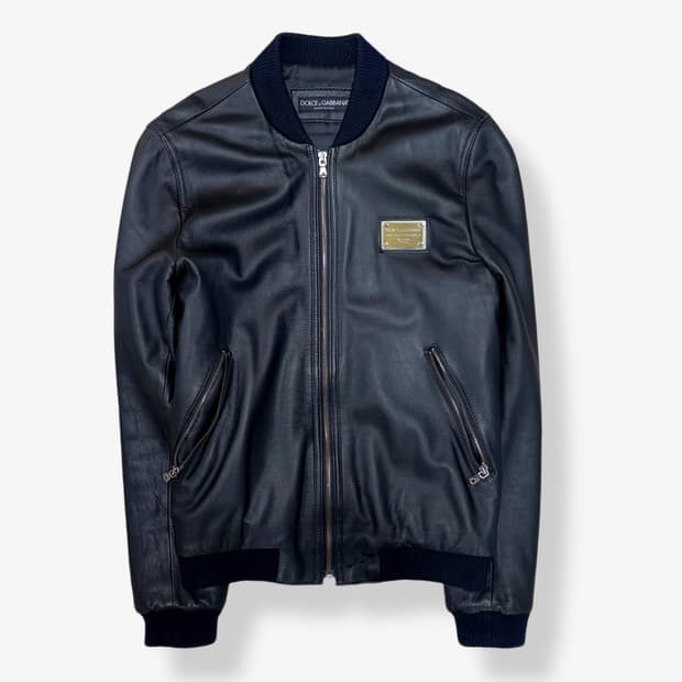 [46] 00’s Dolce & Gabbana Leather Jacket
