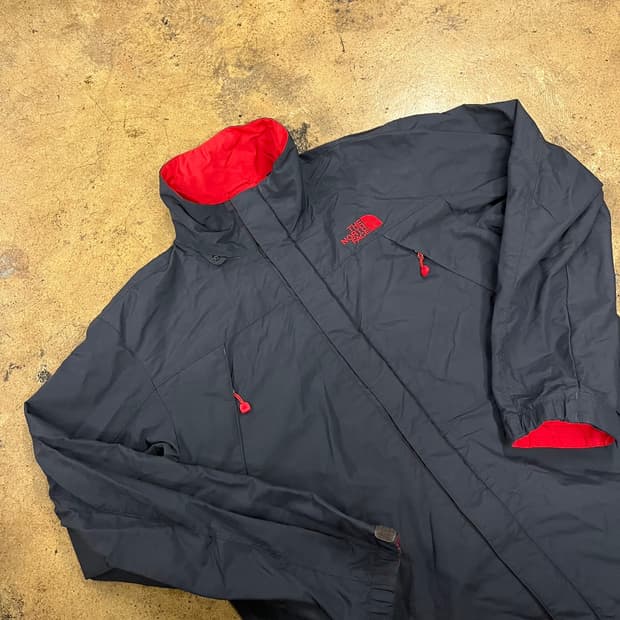 [정품/M] 노스페이스 바람막이 네이비 레드 b10
