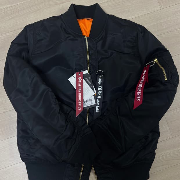 알파인더스트리 MA-1 우먼 블랙