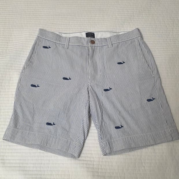 제이크루 jcrew 시어서커 고래 반바지