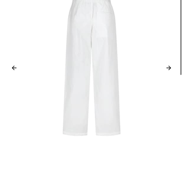 (구매)아모멘토 Drawstring Pants, White M