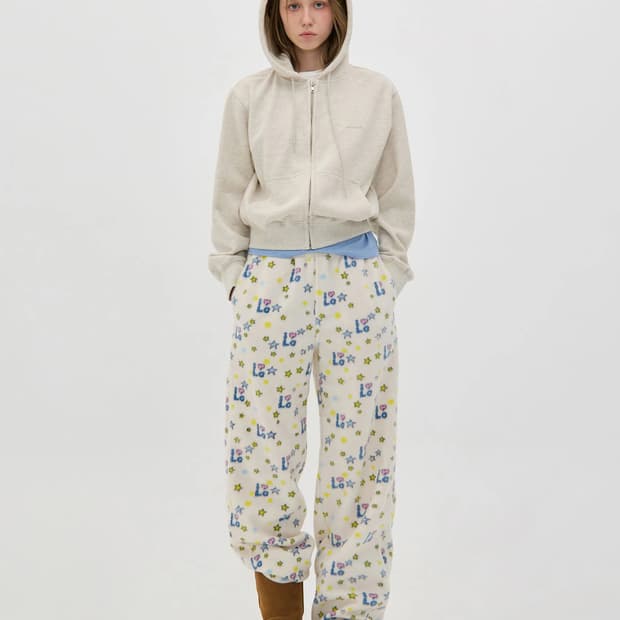 로우클래식 Lc FLEECE LINED ZIP-UP HOODIE후드집업