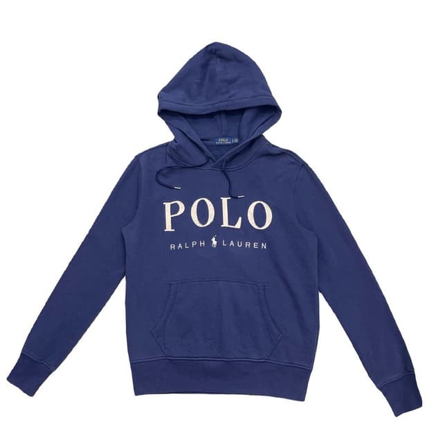 POLO BY RALPH LAUREN 레터링 로고 후디 네이비 S