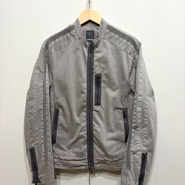 아르마니 익스체인지 바이커 자켓