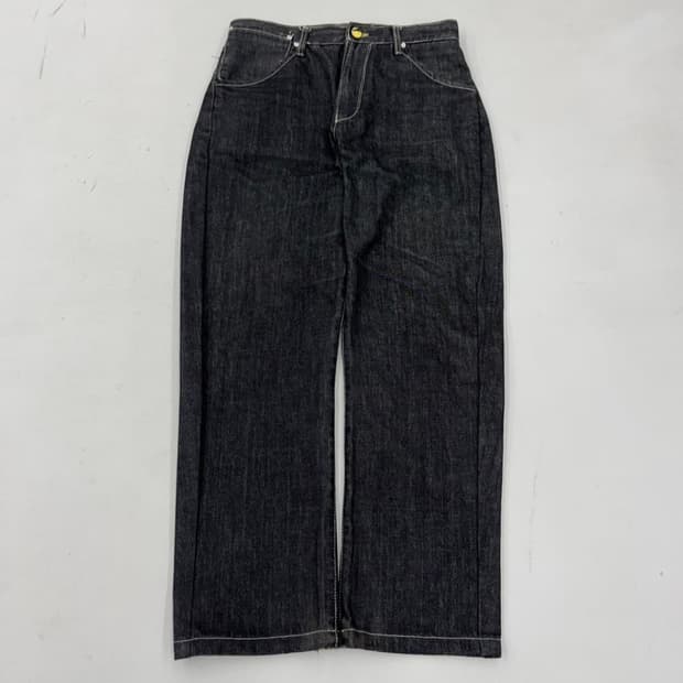 리바이스 엔지니어드 흑청 와이드 데님팬츠