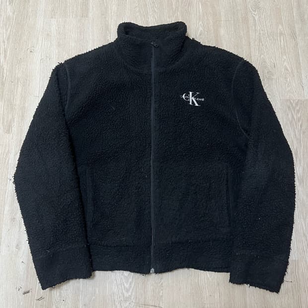 캘빈클라인 CK 양털 뽀글이 후리스 자켓 XL/105 