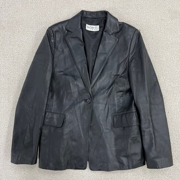 [77] 로보 양가죽 레더 블레이져 라이더 자켓 0120M1