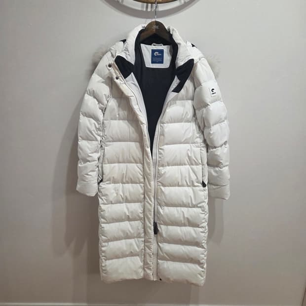 네파 화이트 롱패딩 여성 패딩 100