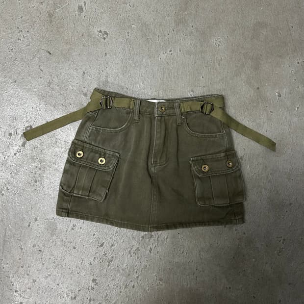 AY 빈티지 카고 치마[769]