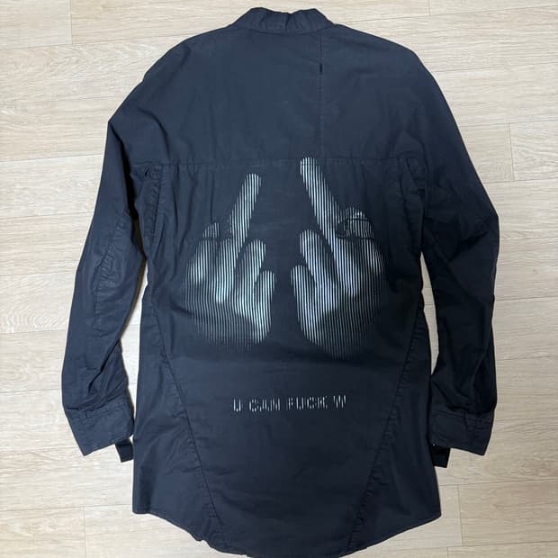 Boris Bidjan Saberi Fuck You Print Shirt