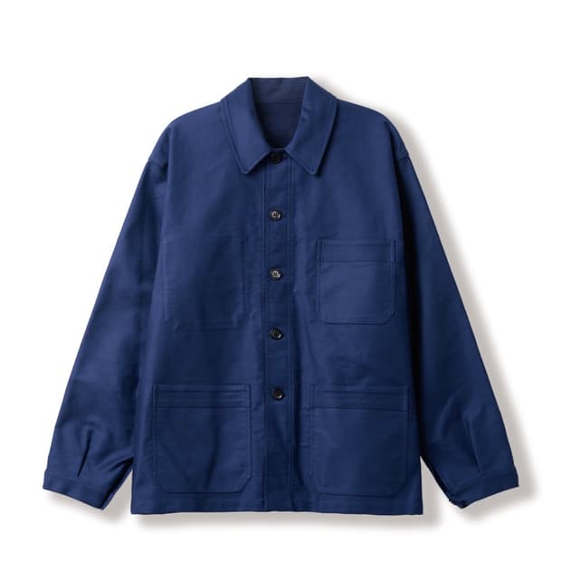 [2] 스테디에브리웨어(sew) 몰스킨 프렌치 워크 자켓 네이비 블루